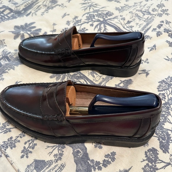 Men’s Nunn Bush, Leather Penny Loafer, Burgundy, Size 8 1/2 M main image 4